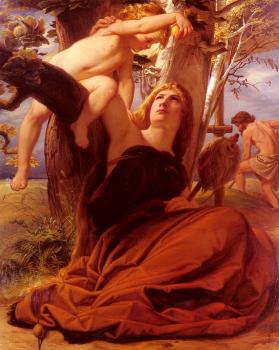 Edward Jakob Von Steinle : Adam And Eve After The Fall